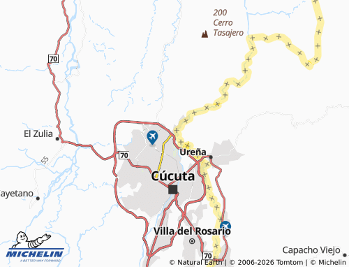 MICHELIN Cárcel Modelo map - ViaMichelin