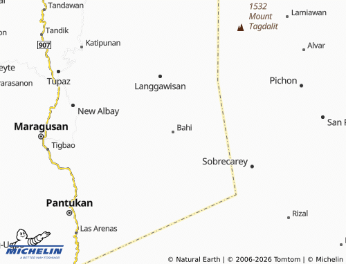MICHELIN Bahi map - ViaMichelin