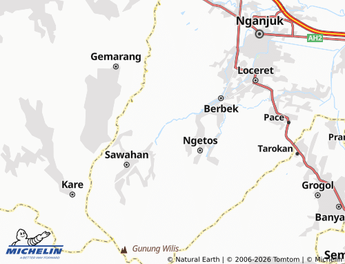 MICHELIN Kebon Agung map - ViaMichelin