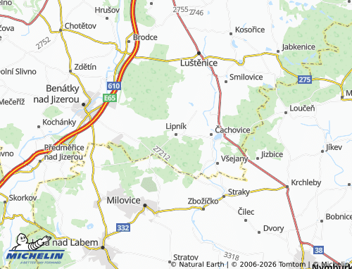 Mappa MICHELIN Lipník - ViaMichelin