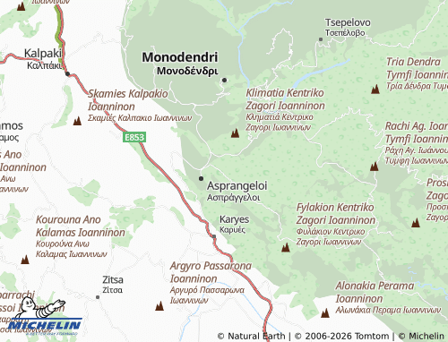 Carte MICHELIN Elati - ViaMichelin