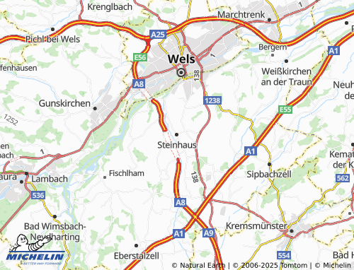MICHELIN Steinhaus map - ViaMichelin