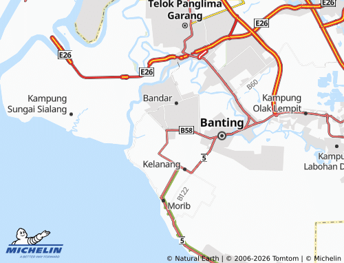MICHELIN Taman Banting Baru map - ViaMichelin