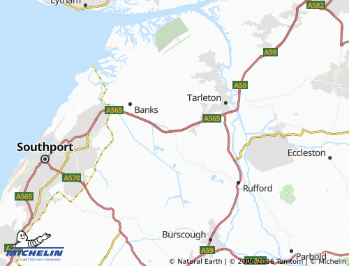 Carte MICHELIN Mere Brow - ViaMichelin