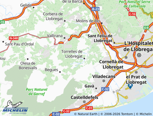 Mapa MICHELIN Can Güell - ViaMichelin