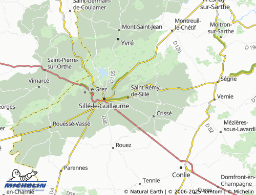 MICHELIN Saint-Rémy-de-Sillé map - ViaMichelin