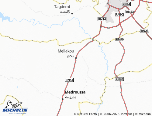 Mappa MICHELIN Malakou - ViaMichelin