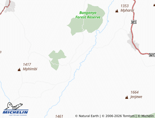 Mappa MICHELIN Chimuzinga Tembo - ViaMichelin