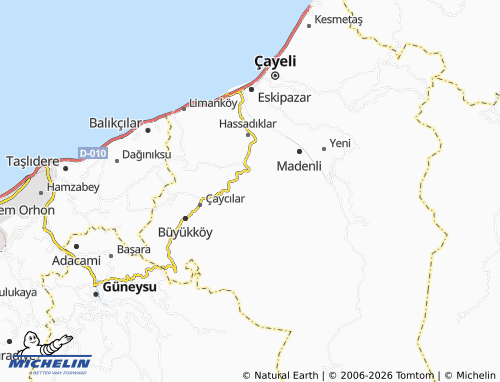 Mappa MICHELIN Gürgenli - ViaMichelin