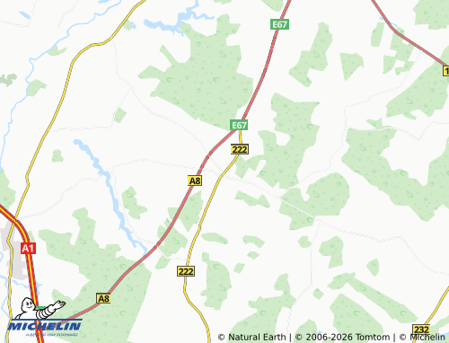 MICHELIN Vandžiogala map - ViaMichelin