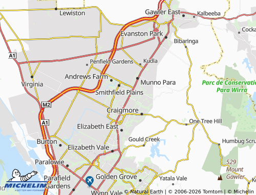 MICHELIN-Landkarte Smithfield - ViaMichelin