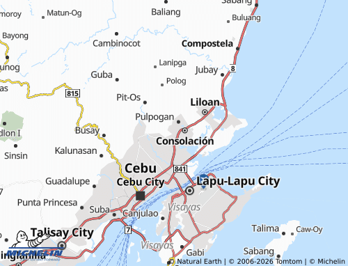 Mappa MICHELIN Poblacion Occidental - ViaMichelin
