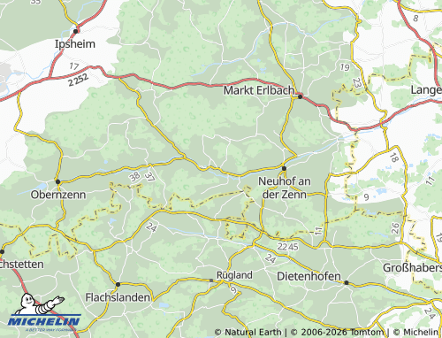 Mappa MICHELIN Trautskirchen - ViaMichelin