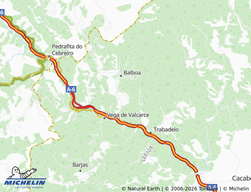 MICHELIN Villafeile map - ViaMichelin