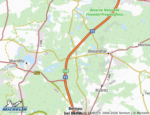 Mapa MICHELIN Lanke - ViaMichelin