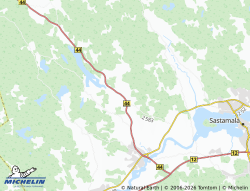 MICHELIN-Landkarte Leikkuu - ViaMichelin
