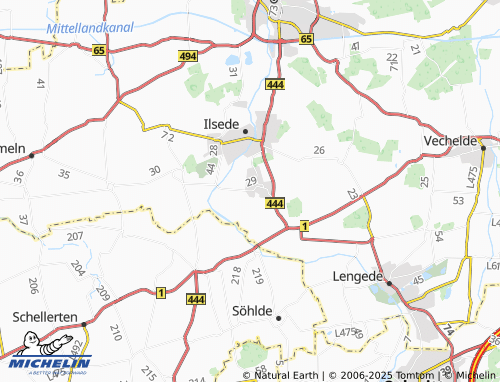 MICHELIN Gadenstedt map - ViaMichelin