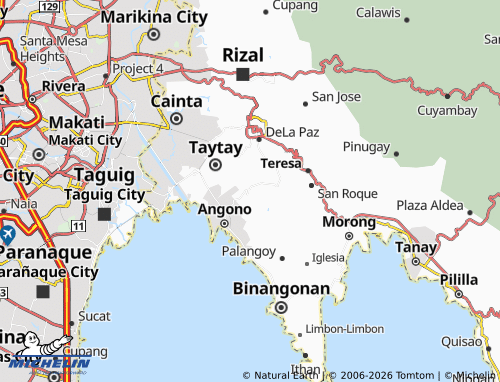MICHELIN San Roque map - ViaMichelin