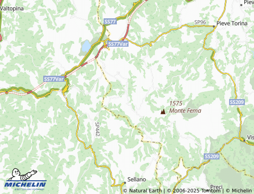 MICHELIN San Martino map - ViaMichelin