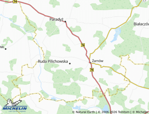 Carte MICHELIN Pilichowice - ViaMichelin