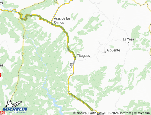 Mappa MICHELIN Titaguas - ViaMichelin