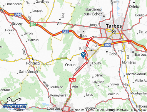 MICHELIN-Landkarte La Clote - ViaMichelin