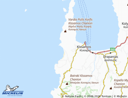 Carte MICHELIN Falasarna - ViaMichelin