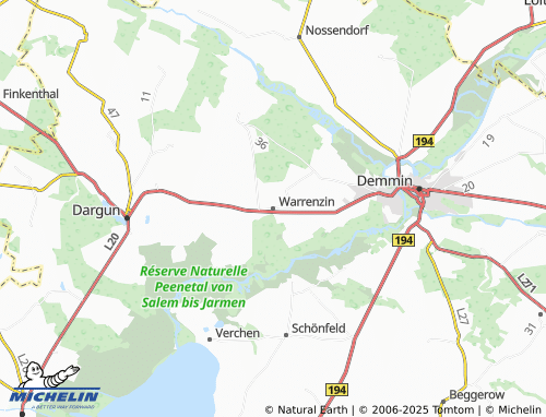 Mapa MICHELIN Warrenzin - ViaMichelin