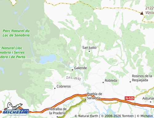 Mappa MICHELIN Trefacio - ViaMichelin