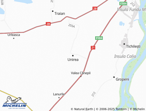 MICHELIN-Landkarte Unirea - ViaMichelin