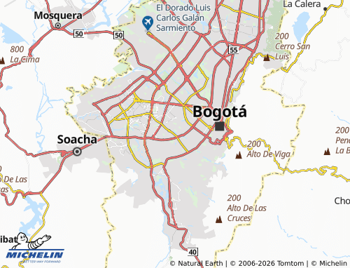 Carte MICHELIN El Remanso Sur - ViaMichelin