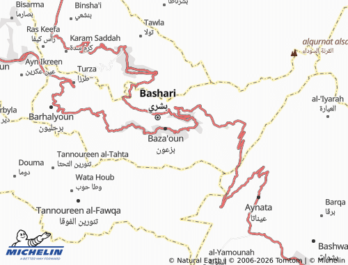 Carte MICHELIN Biqarqasha - ViaMichelin
