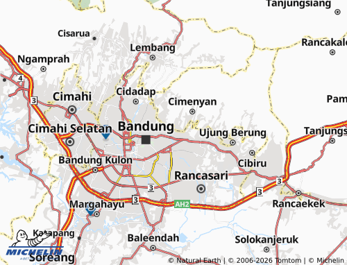 MICHELIN Sukapada map - ViaMichelin