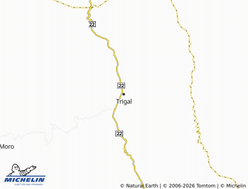 Mapa MICHELIN Trigal - ViaMichelin