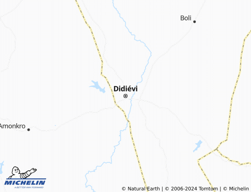 MICHELIN Didiévi map - ViaMichelin