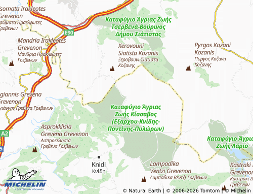 Carte MICHELIN Exarchos - ViaMichelin