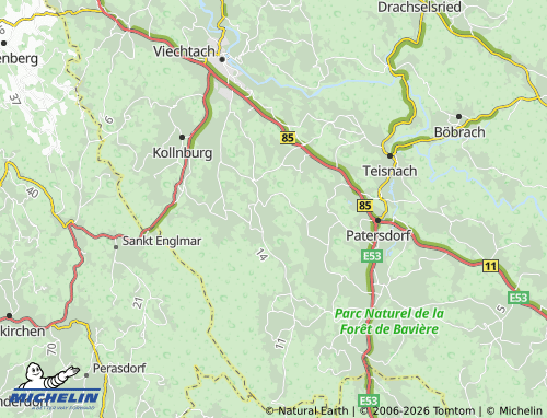 MICHELIN Müllersdorf map - ViaMichelin