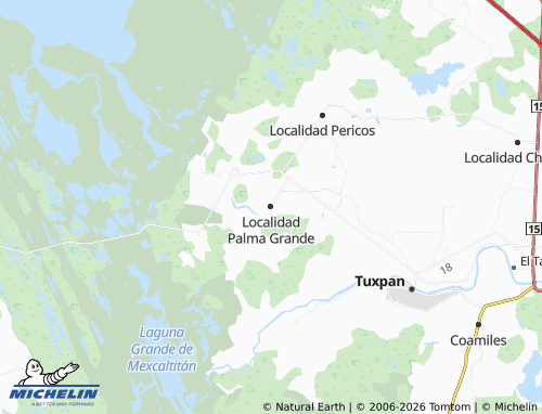 Mappa MICHELIN Localidad Palma Grande - ViaMichelin