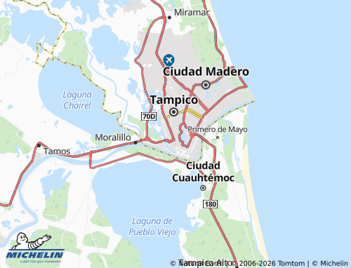 Mapa MICHELIN Americana - ViaMichelin