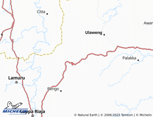 MICHELIN Lilina Ajangale map - ViaMichelin