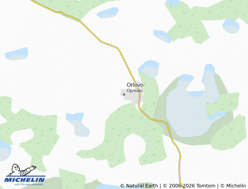 MICHELIN-Landkarte Orlovo - ViaMichelin