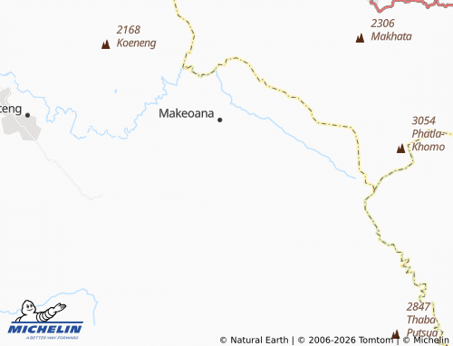 MICHELIN Ha Mamatebele map - ViaMichelin