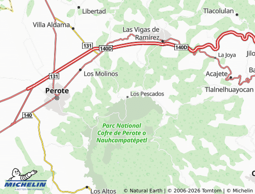 Mapa MICHELIN Los Pescados - ViaMichelin