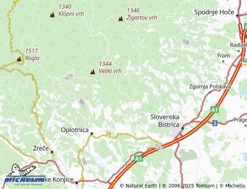 MICHELIN Rep map - ViaMichelin