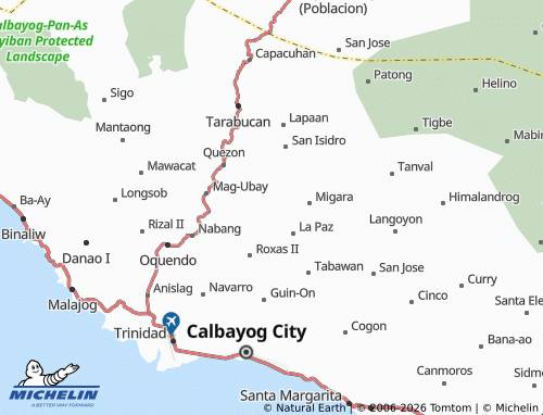 MICHELIN Panonongan map - ViaMichelin