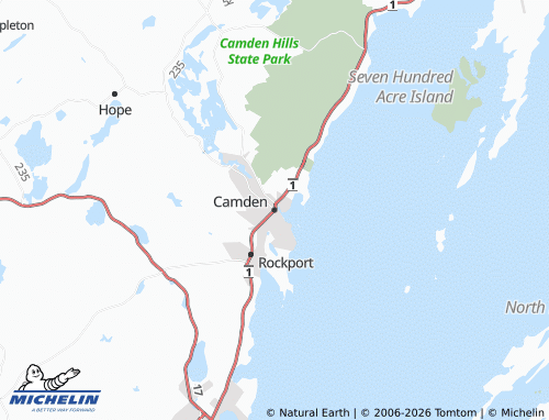 Mappa MICHELIN Camden - ViaMichelin