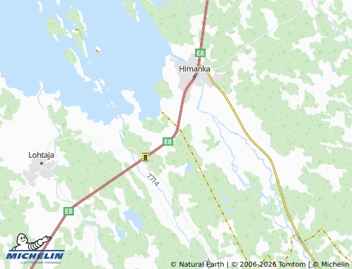 Carte MICHELIN Harmaalanperä - ViaMichelin