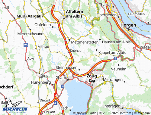 MICHELIN Baaregg map - ViaMichelin
