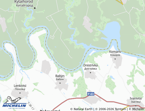 MICHELIN Rohizna map - ViaMichelin