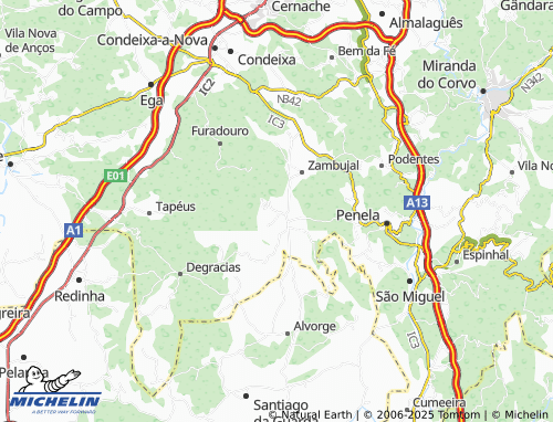 Mappa MICHELIN Ordem - ViaMichelin